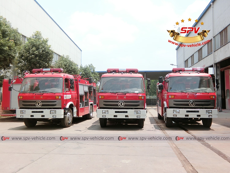 3 units of Dongfeng fire fighting truck - F